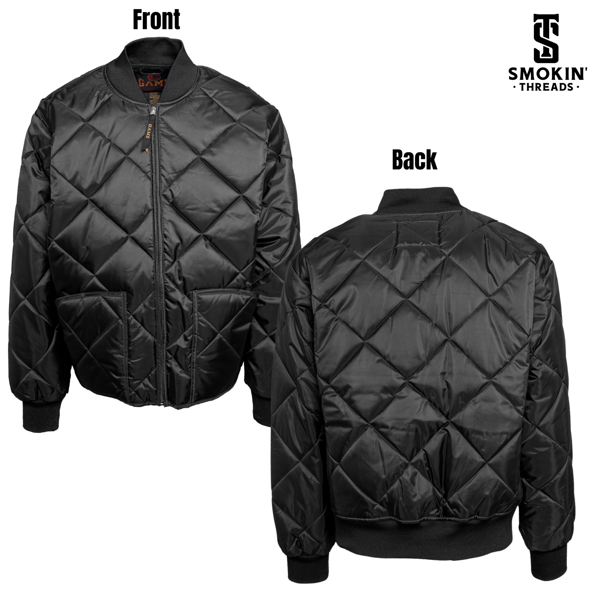 Diamond Quilt Jacket – Smokin' Threads Diamond Quilt Jacket – Smokin' Threads