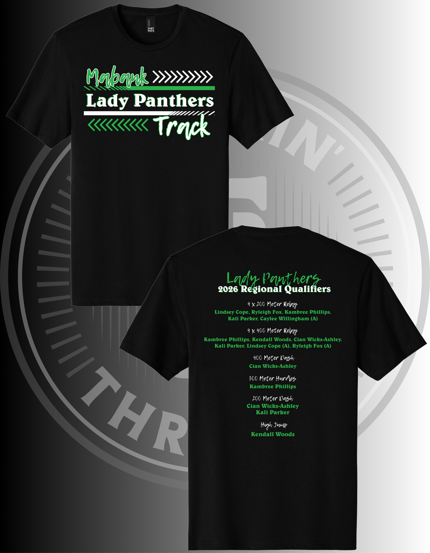 Mabank HS 2026 Girls Track Regional Playoff Shirt