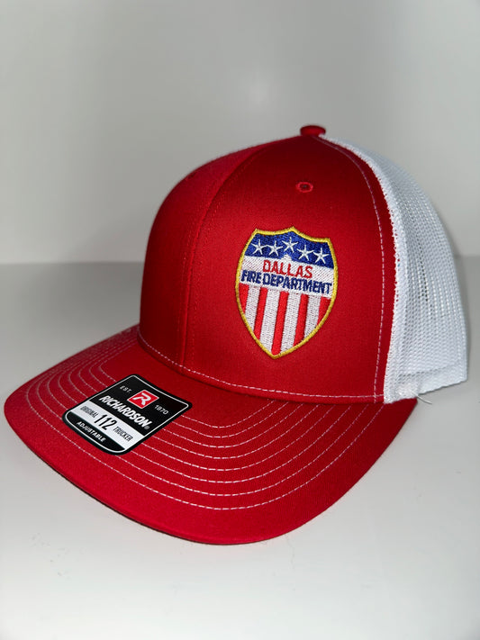 Dallas FD Shield Design Richardson 112 Trucker Hat