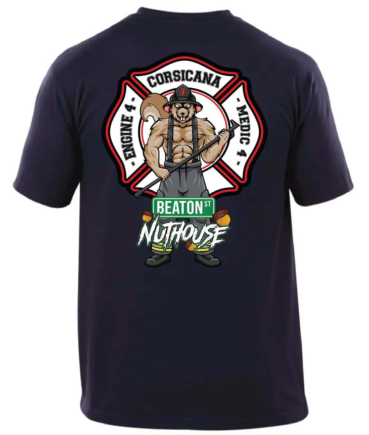 Corsicana FD Station 4 Short Sleeve T-Shirts