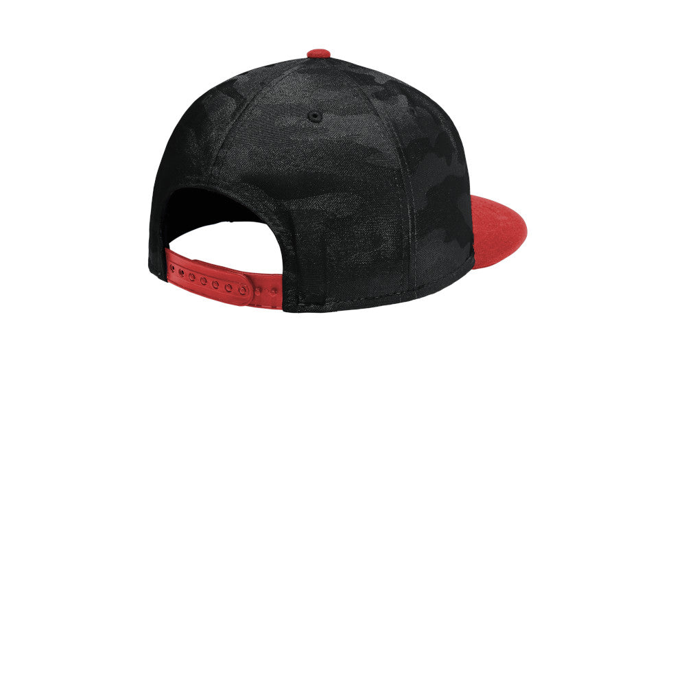 Custom New Era Camo Flat Bill Snapback Cap