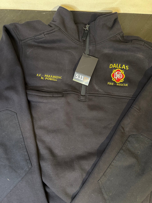 Dallas FD 5.11 1/4 Zip Job Shirt 2.0