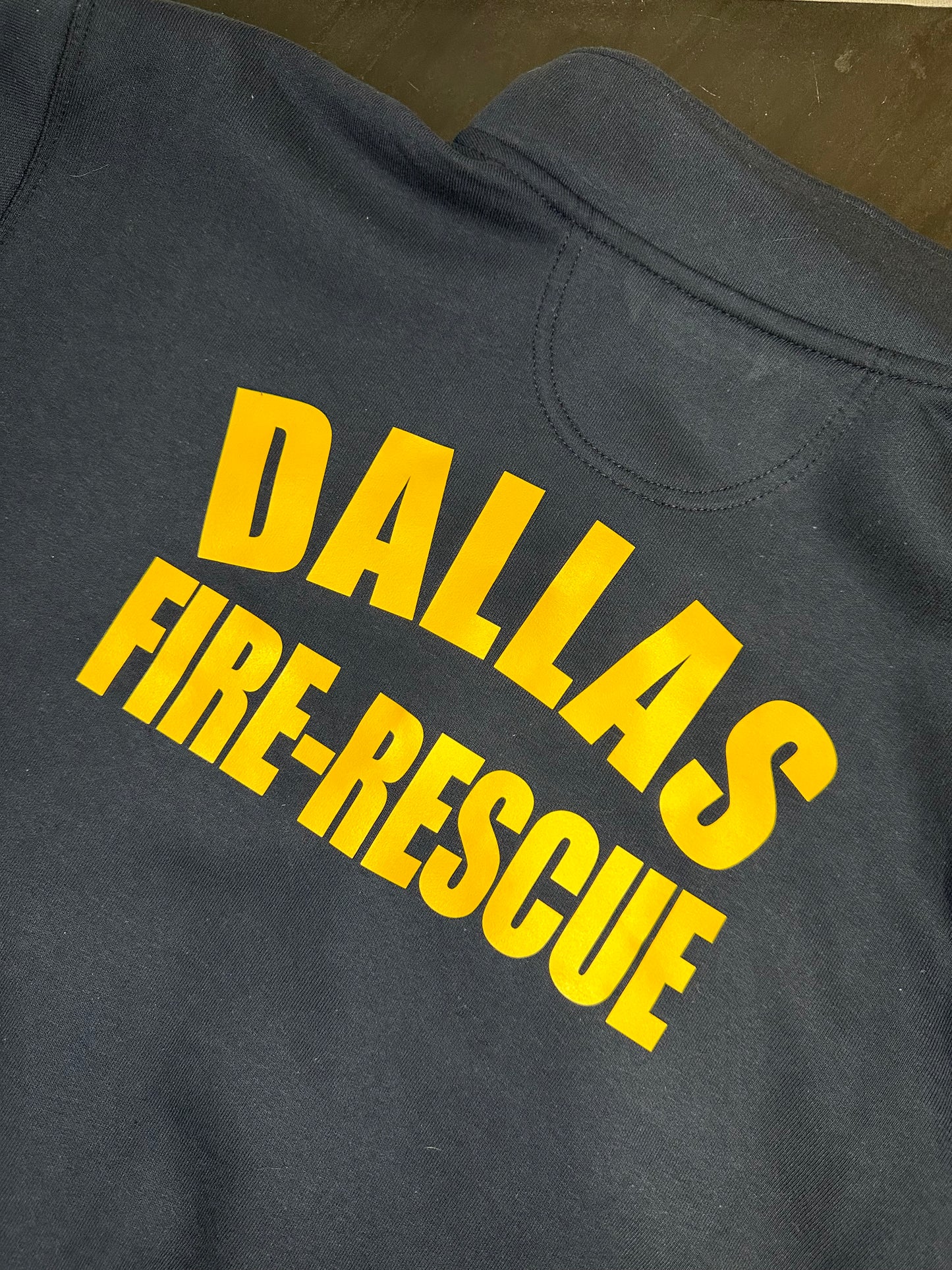 Dallas FD Carhartt Midweight 1/4 Zip Mock Neck Sweatshirt